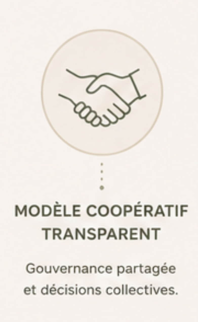 Modèle coopératif transparent